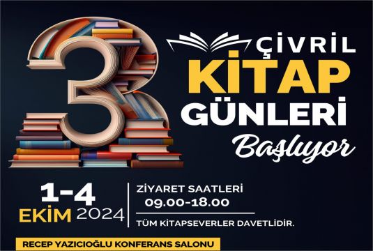 Üçüncü Kitap Günleri 1 - 4 Ekim’de Yapılacak