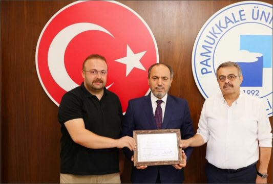REKTÖR GÜNGÖR’DEN VEHBİ DEMİR’E TEŞEKKÜR