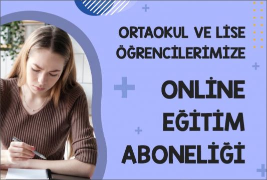 “Online Eğitim Aboneliği” Desteği Başvuruları Başladı