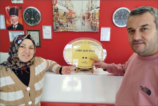 Çivril Elit Otel’e 2 Yıldızlı Gurur
